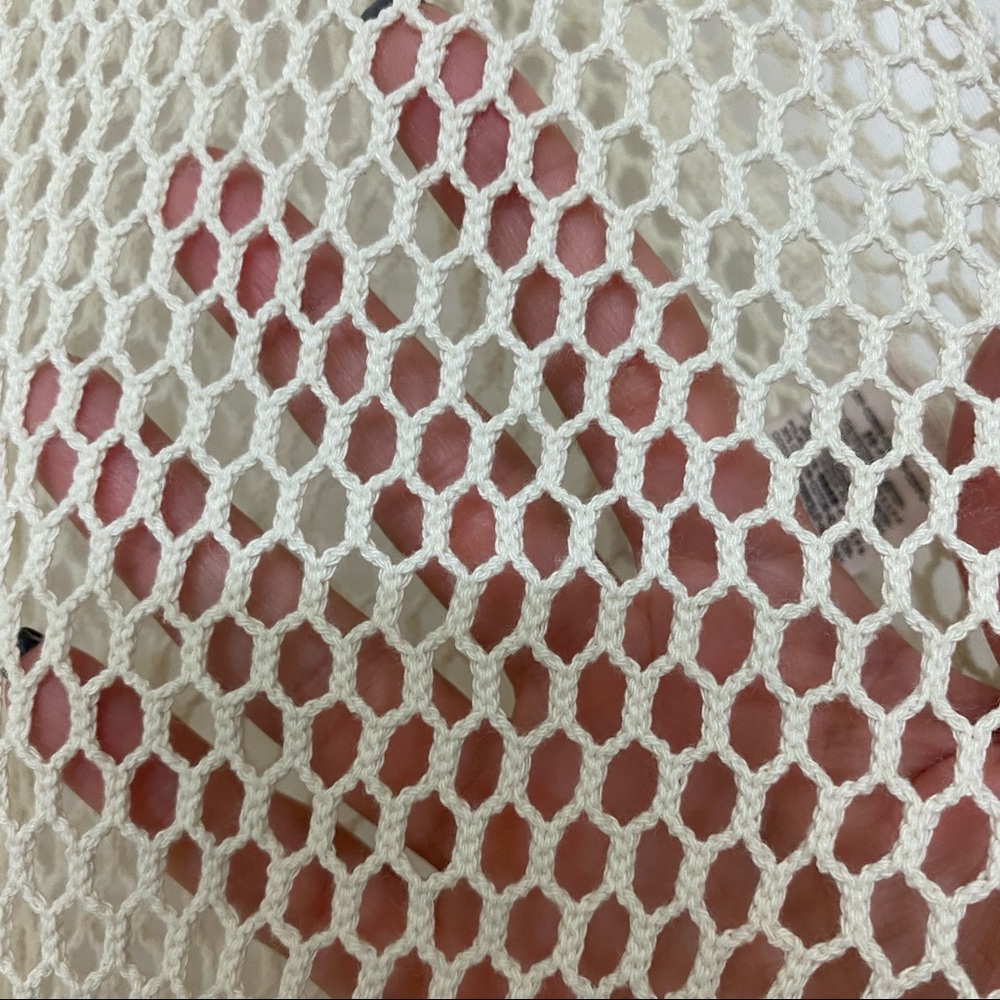 FREE PEOPLE Mesh Cream Racerback Top - Picture 7 of 12